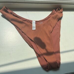 NWOT aerie chocolate brown bikini bottoms